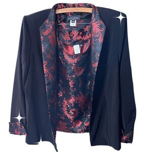 Lady Dorby size 14W tank top & jacket vintage